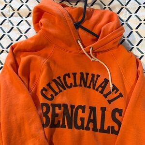 HOMAGE Orange Cincinnati Bengals Sweater